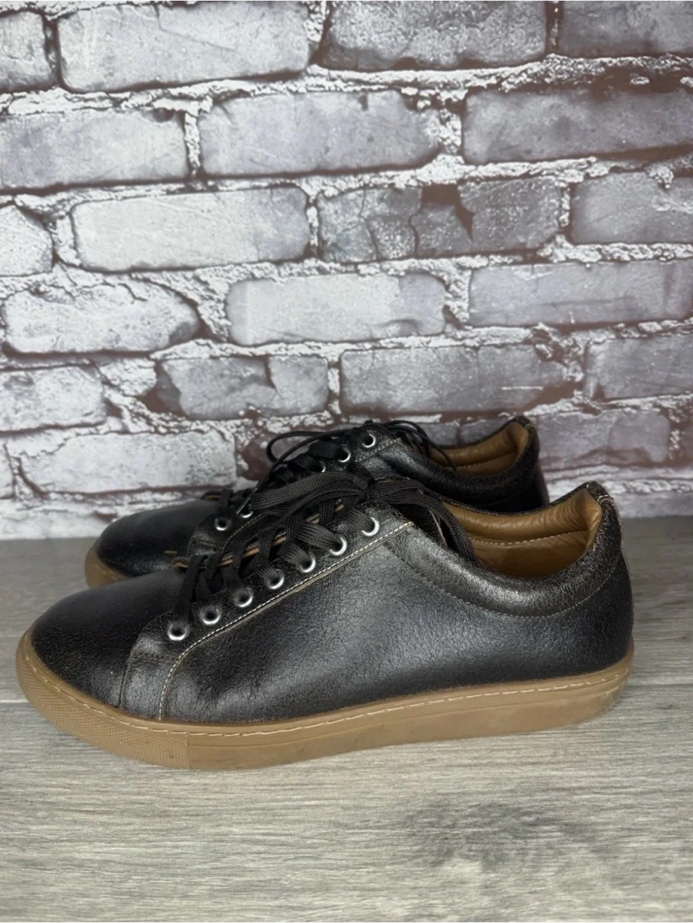 Thursday Boot Co. Premier Brown Leather Low Top Sneakers men sz 9.5W US/43EU